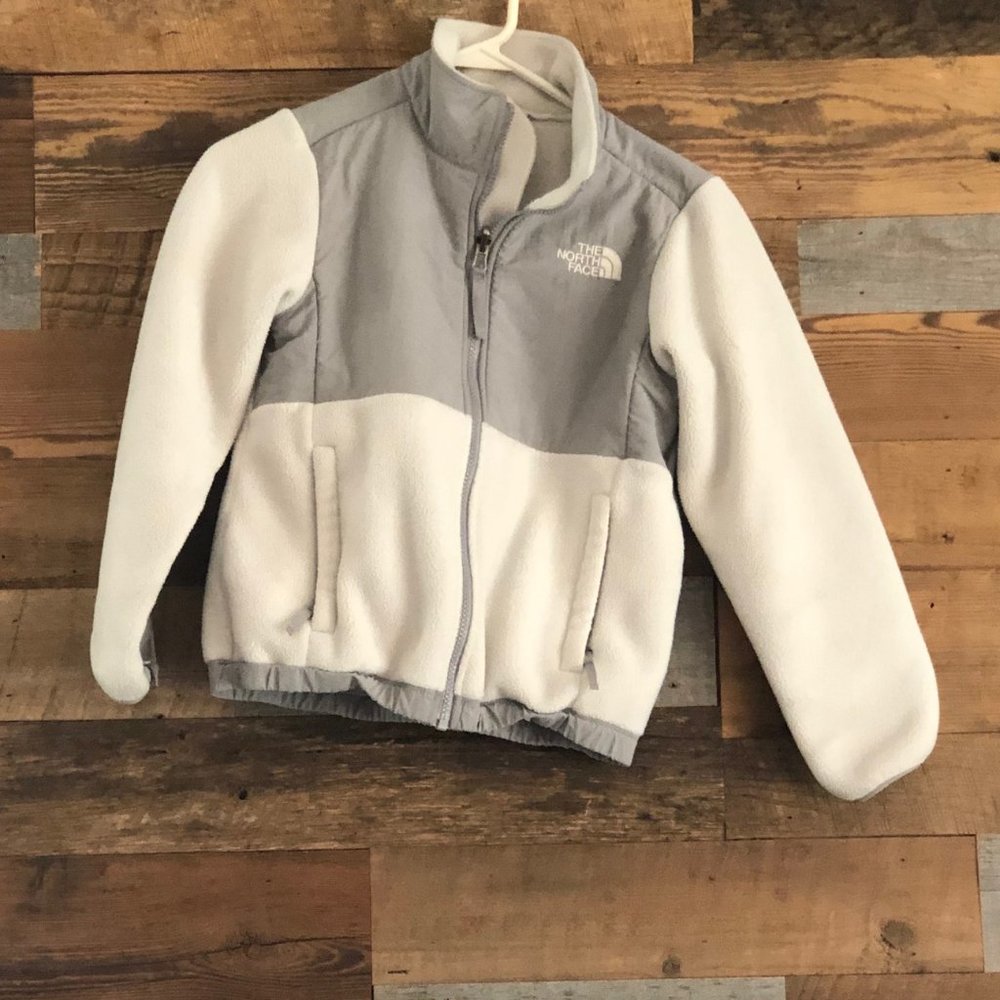 Girls' Grey Fleece Size 7/8 The North Face